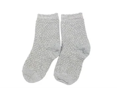 Petit by Sofie Schnoor strømper silver glitter (3-pak)